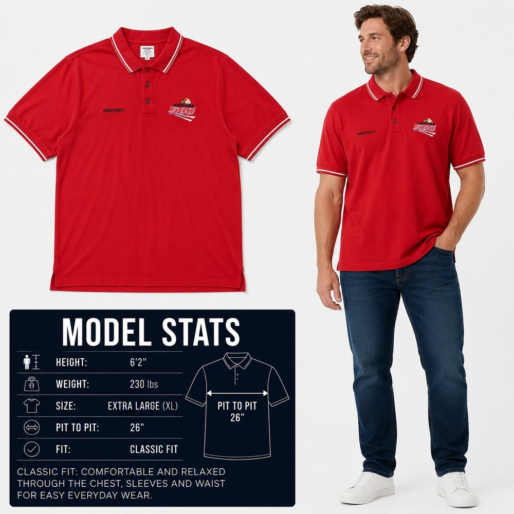 Vintage‎ Lee Sport Daytona 500 Red Polo Shirt Mens XL 2003 NASCAR Racing Cotton